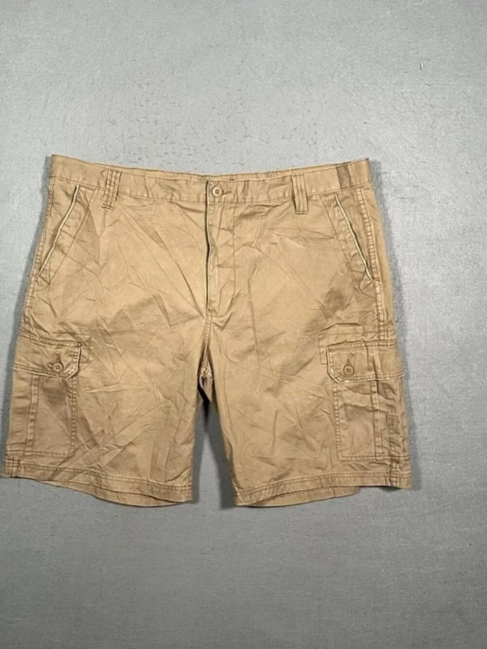US Polo Assn Brown Cargo Shorts Utility Casual W42 I10 Mens